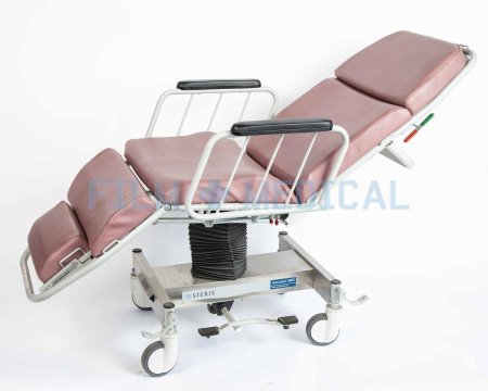 Patient Transfer Chair Comes Either Green Cover or Pink